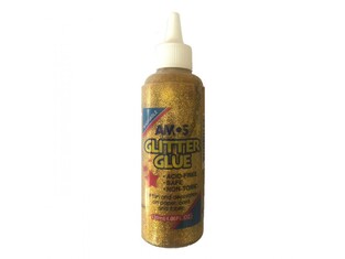 AMOS ΚΟΛΛΑ ΜΕ GLITTER ΧΡΥΣΟ 120ml