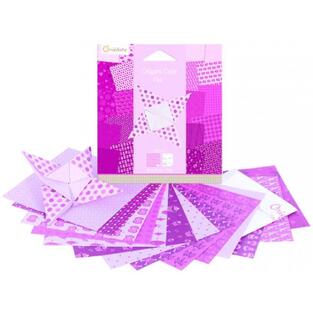 MANDARINE ΣΕΤ ΧΑΡΤΙΑ ORIGAMI (ΟΡΙΓΚΑΜΙ)12x12cm PINK ΑΠΟΧΡΩΣΕΙΣ ΤΟΥ ΡΟΖ 20φ 70gr 42683