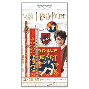 GRAFFITI HARRY POTTER ΣΕΤ ΜΕ ΣΧΟΛΙΚΑ ΕΙΔΗ BRAVE AT HEART RED 234142