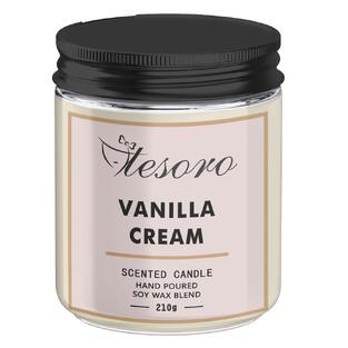 TESORO ΑΡΩΜΑΤΙΚΟ ΚΕΡΙ 210gr VANILLA CREAM 582356