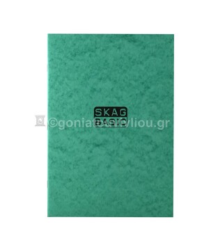 SKAG ΤΕΤΡΑΔΙΟ ΚΑΡΦΙΤΣΑ A4 (21x29,7cm) 40φ ΠΡΕΣΠΑΝ BASIC ΠΡΑΣΙΝΟ 277181