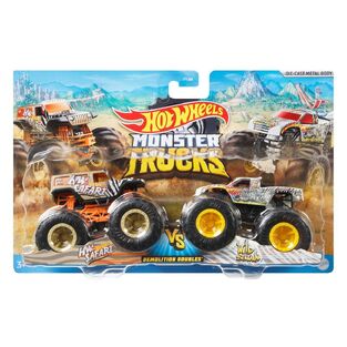 MATTEL HOT WHEELS MONSTER TRUCKS DEMOLITION DUBLE WILD STREAK ΟΧΗΜΑΤΑ ΣΕΤ ΤΩΝ 2 FYJ64