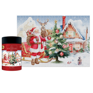 INTERDRUK ΧΡΙΣΤΟΥΓΕΝΝΙΑΤΙΚΟ ΠΑΖΛ 500 ΤΕΜΑΧΙΩΝ 47x33cm SANTA CLAUS