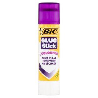 BIC ΚΟΛΛΑ STICK (ΣΤΙΚ) COLOURED ΜΩΒ 8gr