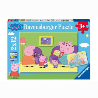 RAVENSBURGER ΠΑΖΛ 2Χ12τεμ ΠΕΠΠΑ ΤΟ ΓΟΥΡΟΥΝΑΚΙ 07596