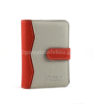 POLO ORGANIZER S ΜΙΚΡΟ 10,5x16cm ΓΚΡΙ ΚΟΚΚΙΝΟ 919073