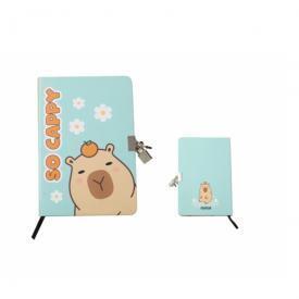I TOTAL ΗΜΕΡΟΛΟΓΙΟ ΜΕ ΚΛΕΙΔΙ A5 (14,8x21cm) CAPYBARA XL11821E