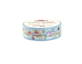 GLOBAL GIFT MASKING TAPE ΑΥΤΟΚΟΛΛΗΤΗ ΤΑΙΝΙΑ ΧΕΙΡΟΤΕΧΝΙΑΣ ΧΙΟΝΑΝΘΡΩΠΟΣ 10m 933586