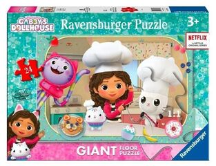 RAVENSBURGER ΠΑΖΛ ΔΑΠΕΔΟΥ 24τεμ GABBY S DOLLHOUSE ΜΑΓΕΙΡΙΣΣΑ 031788