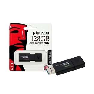 KINGSTON DATA TRAVELER USB FLASH DRIVE 3.0 128GB