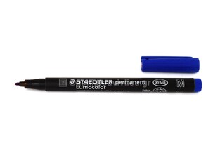 STAEDTLER LUMOCOLOR ΜΑΡΚΑΔΟΡΑΚΙ ΑΝΕΞΙΤΗΛΟ ΟΙΝΟΠΝΕΥΜΑΤΟΣ 317 MEDIUM ΜΠΛΕ