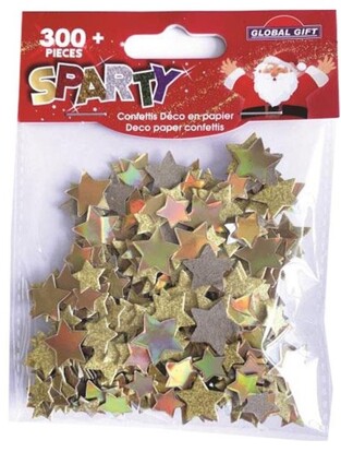 GLOBAL GIFT DECO CONFETTIS ΑΣΤΕΡΙΑ ΧΡΥΣΑ 362502