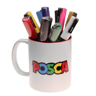 POSCA ΣΕΤ ΜΑΡΚΑΔΟΡΟΙ ΔΙΑΦΟΡΑ ΧΡΩΜΑΤΑ PC-3M 10τεμ (ΔΩΡΟ ΚΟΥΠΑ)