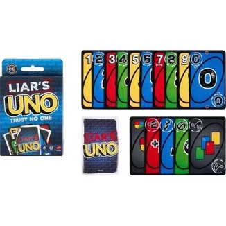 MATTEL ΕΠΙΤΡΑΠΕΖΙΟ ΠΑΙΧΝΙΔΙ ΜΕ ΚΑΡΤΕΣ UNO LIAR S JLH43 861 01960