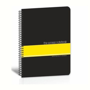 UNIPAP ΤΕΤΡΑΔΙΟ ΣΠΙΡΑΛ 17x25cm 1 ΘΕΜΑΤΟΣ 30φ THE ACCESS NOTEBOOK ΚΙΤΡΙΝΟ 35605