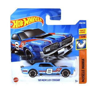 MATTEL ΑΥΤΟΚΙΝΗΤΑΚΙ HOT WHEELS 1 ΤΕΜΑΧΙΟ 68 MERCURY COUGAR 5785