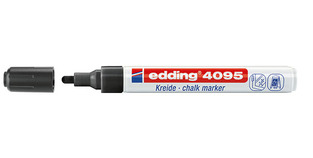 EDDING 4095 ΜΑΡΚΑΔΟΡΟΣ ΚΙΜΩΛΙΑΣ ΛΕΠΤΗ ΜΥΤΗ 2 3MM ΜΑΥΡΟ 1