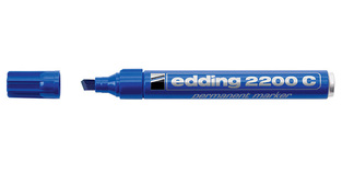 EDDING 2200C ΜΑΡΚΑΔΟΡΟΣ ΑΝΕΞΙΤΗΛΟΣ ΕΠΑΝΑΓΕΜΙΖΟΜΕΝΟΣ ΠΛΑΚΕ ΜΥΤΗ ΜΠΛΕ 3