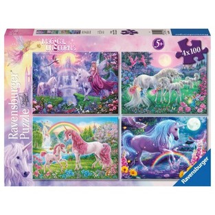 RAVENSBURGER ΠΑΖΛ 4x100 ΤΕΜΑΧΙΩΝ MAGICAL UNICORNS 5654