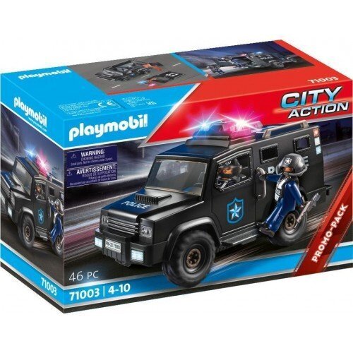 PLAYMOBIL CITY ACTION ΘΩΡΑΚΙΣΜΕΝΟ ΤΖΙΠ ΟΜΑΔΑΣ ΕΙΔΙΚΩΝ ΑΠΟΣΤΟΛΩΝ 71003