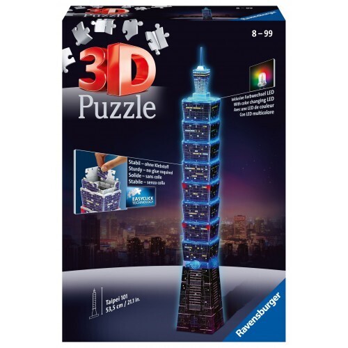 RAVENSBURGER 3D ΠΑΖΛ 216τεμ ΟΥΡΑΝΟΞΥΣΤΗΣ ΤΑΙΠΕΙ ΝΥΧΤΕΡΙΝΗ ΕΚΔΟΣΗ (ΠΕΡΙΕΧΕΙ ΛΑΜΠΑ LED) 11149