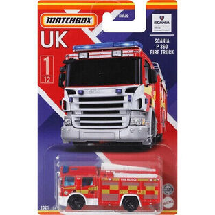 MATTEL MATCHBOX UK ΑΥΤΟΚΙΝΗΤΑΚΙ SCANIA P 360 FIRE TRUCK GWL22