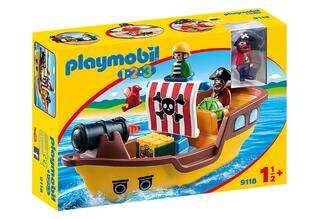 PLAYMOBIL 1 2 3 ΠΕΙΡΑΤΙΚΟ ΚΑΡΑΒΙ 9118