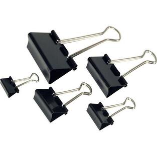 BAMBALIO BINDER CLIPS ΠΙΑΣΤΡΑ ΜΕΤΑΛΛΙΚΗ ΜΑΥΡΗ 3,2cm