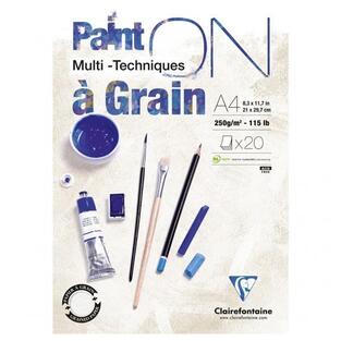 CLAIREFONTAINE ΜΠΛΟΚ ΣΧΕΔΙΟΥ MIX MEDIA A4 (21x29,7cm) 20φ 250gr CF975049