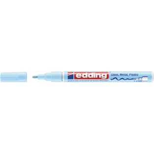 EDDING 751 ΜΑΡΚΑΔΟΡΟΣ ΑΝΕΞΙΤΗΛΟΣ ΛΑΔΙΟΥ PAINT MARKER 1 2MM ΠΑΣΤΕΛ ΜΠΛΕ