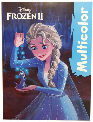 DISNEY ΒΙΒΛΙΟ ΖΩΓΡΑΦΙΚΗΣ ΜΕ ΠΡΟΤΥΠΩΜΕΝΑ ΣΧΕΔΙΑ FROZEN 2 16φ 598533