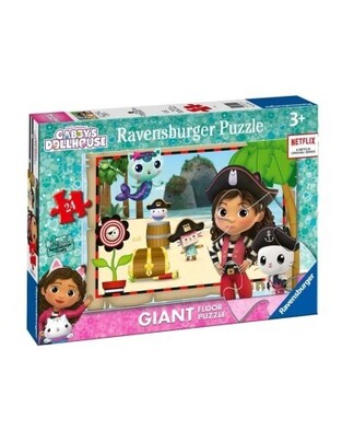 RAVENSBURGER ΠΑΖΛ ΔΑΠΕΔΟΥ 24τεμ GABBY S DOLLHOUSE ΠΕΙΡΑΤΙΝΑ 031795