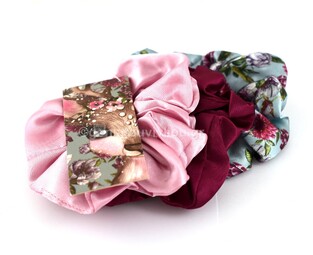 BACK ME UP ΣΕΤ SCRUNCHIES ΛΑΣΤΙΧΑΚΙΑ ΜΑΛΛΙΩΝ DEER 3τεμ 35710004