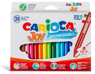 CARIOCA ΜΑΡΚΑΔΟΡΟΙ JOY SUPERWASHABLE 36 ΧΡΩΜΑΤΑ 40616