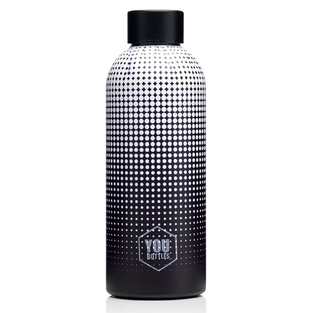 YOU BOTTLES ΜΠΟΥΚΑΛΙ ΘΕΡΜΟΣ ΑΝΟΞΕΙΔΩΤΟ 500ml BLACK AND WHITE ΑΣΠΡΟ ΜΑΥΡΟ YB5018