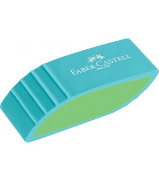 FABER CASTELL ΓΟΜΑ LEAF SHAPED PVC FREE ΔΙΧΡΩΜΗ ΤΙΡΚΟΥΑΖ ΛΑΧΑΝΙ 183049