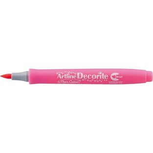 ARTLINE DECORITE BRUSH ΜΑΡΚΑΔΟΡΟΣ ΜΕ ΜΥΤΗ ΠΙΝΕΛΟ NEON ΦΩΣΦΟΡΟΥΧΟ ΡΟΖ