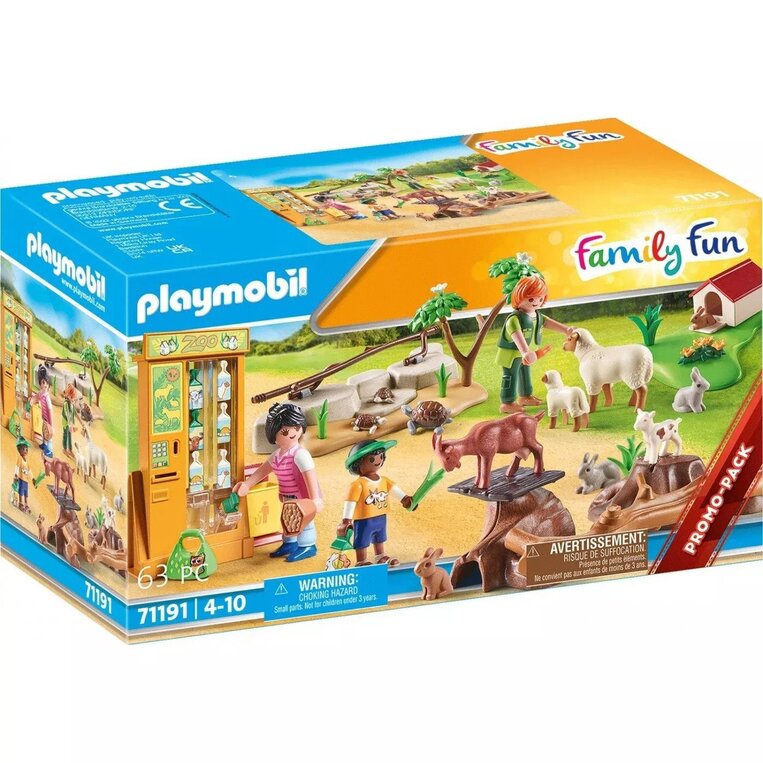 PLAYMOBIL FAMILY FUN ΖΩΟΛΟΓΙΚΟΣ ΚΗΠΟΣ ΜΕ ΗΜΕΡΑ ΖΩΑΚΙΑ 71191