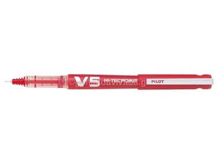 PILOT ΣΤΥΛΟ HI TECPOINT V5 0.5mm CARTRIDGE SYSTEM ΜΕ ΑΝΤΑΛΛΑΚΤΙΚΗ ΑΜΠΟΥΛΑ ΚΟΚΚΙΝΟ