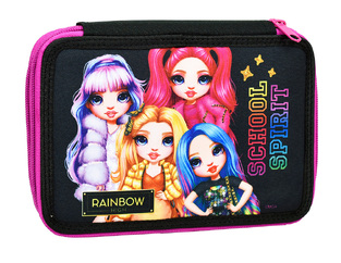 GIM ΚΑΣΕΤΙΝΑ ΤΕΤΡΑΓΩΝΗ ΔΙΠΛΗ ΓΕΜΑΤΗ RAINBOW HIGH GLITTER SCHOOL SPIRIT 36351100