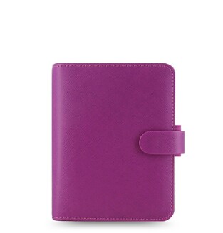 FILOFAX POCKET SAFFIANO RASRBERRY ORGANISER 022452