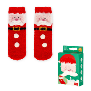 LEGAMI ΧΡΙΣΤΟΥΓΕΝΝΙΑΤΙΚΕΣ ΚΑΛΤΣΕΣ NON SLIP ITS A MATCH SANTA CLAUS KIDS ONE SIZE KCSXS0001