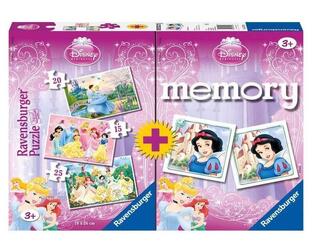 RAVENSBURGER ΕΠΙΤΡΑΠΕΖΙΟ MEMORY ΚΑΙ 3 (ΤΡΙΑ) ΠΑΖΛ 15 20 25 ΤΕΜΑΧΙΩΝ DISNEY PRINCESS ΠΡΙΓΚΙΠΙΣΣΕΣ 072286