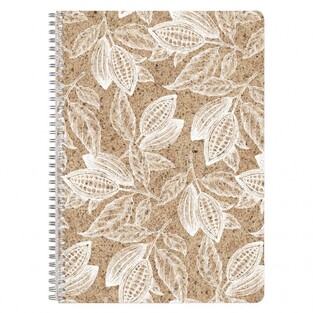 CLAIREFONTAINE ΤΕΤΡΑΔΙΟ ΣΠΙΡΑΛ A4 (21x29,7cm) 1 ΘΕΜΑΤΟΣ COCOA MOTIF (ΕΞΩΦΥΛΛΟ ΦΕΛΟΣ) 74φ 3283544