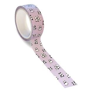 INTERDRUK (WASHI TAPE) CUTE GIRL ΑΥΤΟΚΟΛΛΗΤΗ ΤΑΙΝΙΑ ΧΕΙΡΟΤΕΧΝΙΑΣ 5m ΛΙΛΑ ΜΕ ΠΑΝΤΑ 111304094