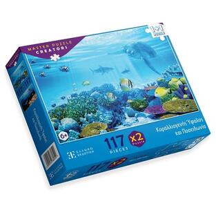 MASTER PUZZLE CREATORS ΠΑΖΛ 2x117 ΤΕΜΑΧΙΩΝ 48x33cm ΚΟΡΑΛΛΙΟΓΕΝΗΣ ΥΦΑΛΟΣ ΚΑΙ ΠΟΣΕΙΔΩΝΙΑ