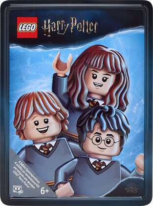 LEGO HARRY POTTER ΜΕΤΑΛΛΙΚΟ ΚΟΥΤΙ (ΣΕΙΡΑ ΑΓΑΠΗΜΕΝΟΙ ΗΡΩΕΣ) (ΠΕΡΙΕΧΕΙ 4 ΒΙΒΛΙΑ ΚΑΙ ΜΙΑ ΜΙΝΙ ΦΙΓΟΥΡΑ)