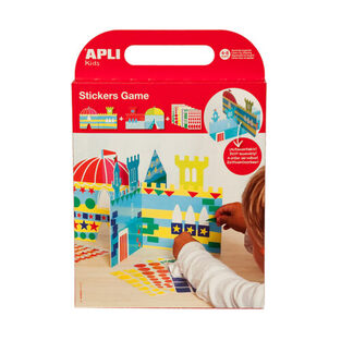 APLI KIDS STICKERS GAME ΠΑΙΧΝΙΔΙ ΜΕ ΑΥΤΟΚΟΛΛΗΤΑ ΚΑΣΤΡΟ 13671