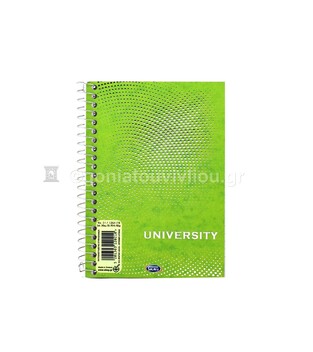 SKAG ΣΗΜΕΙΩΜΑΤΑΡΙΟ ΣΠΙΡΑΛ 12,6x17,8cm 3 ΘΕΜΑΤΩΝ 120φ No31 UNIVERSITY FOIL ΛΑΧΑΝΙ 120210