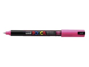 POSCA ΜΑΡΚΑΔΟΡΟΣ ΛΕΠΤΟΣ PC1MR 0.7mm ΡΟΖ (PINK)